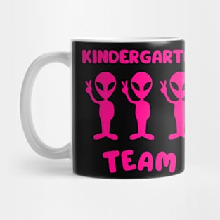 kindergarten alien pink Mug